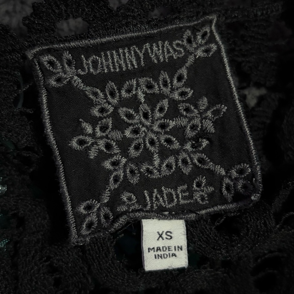 JOHNNY WAS Black Long Sleeve Cielito Modal Blouse XS - Picture 10 of 12